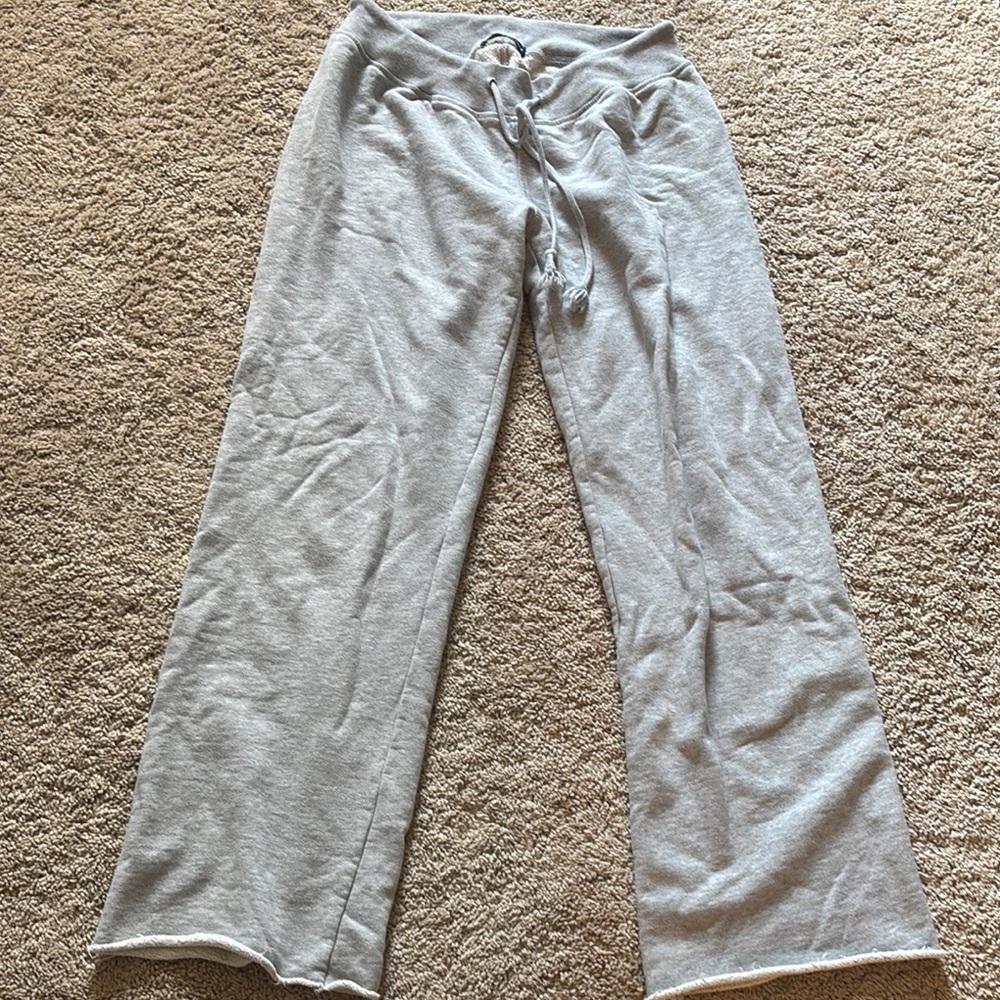 Brandy Melville Gray Wide Leg Pants